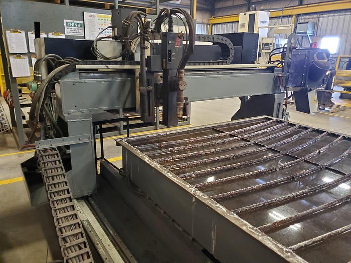 Used 5' X 10', HYPOTHERM, MODEL HPR 130, HI-DEF CNC PLASMA CUTTER