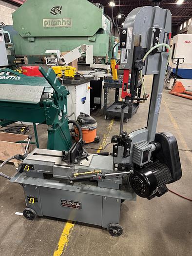Used KING 7" X 12" HORIZONTAL /VERTICAL BANDSAW - 2021