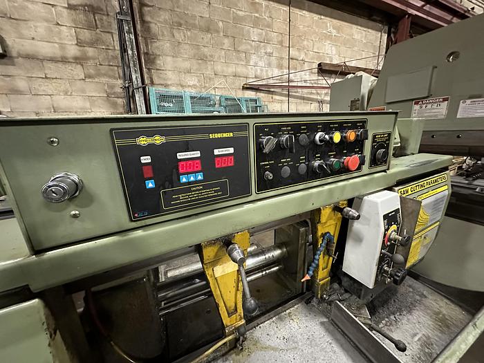 Used 13" X 18" HYD-MECH, S20P, SEMI-AUTOMATIC HYDRAULIC HORIZONTAL BANDSAW