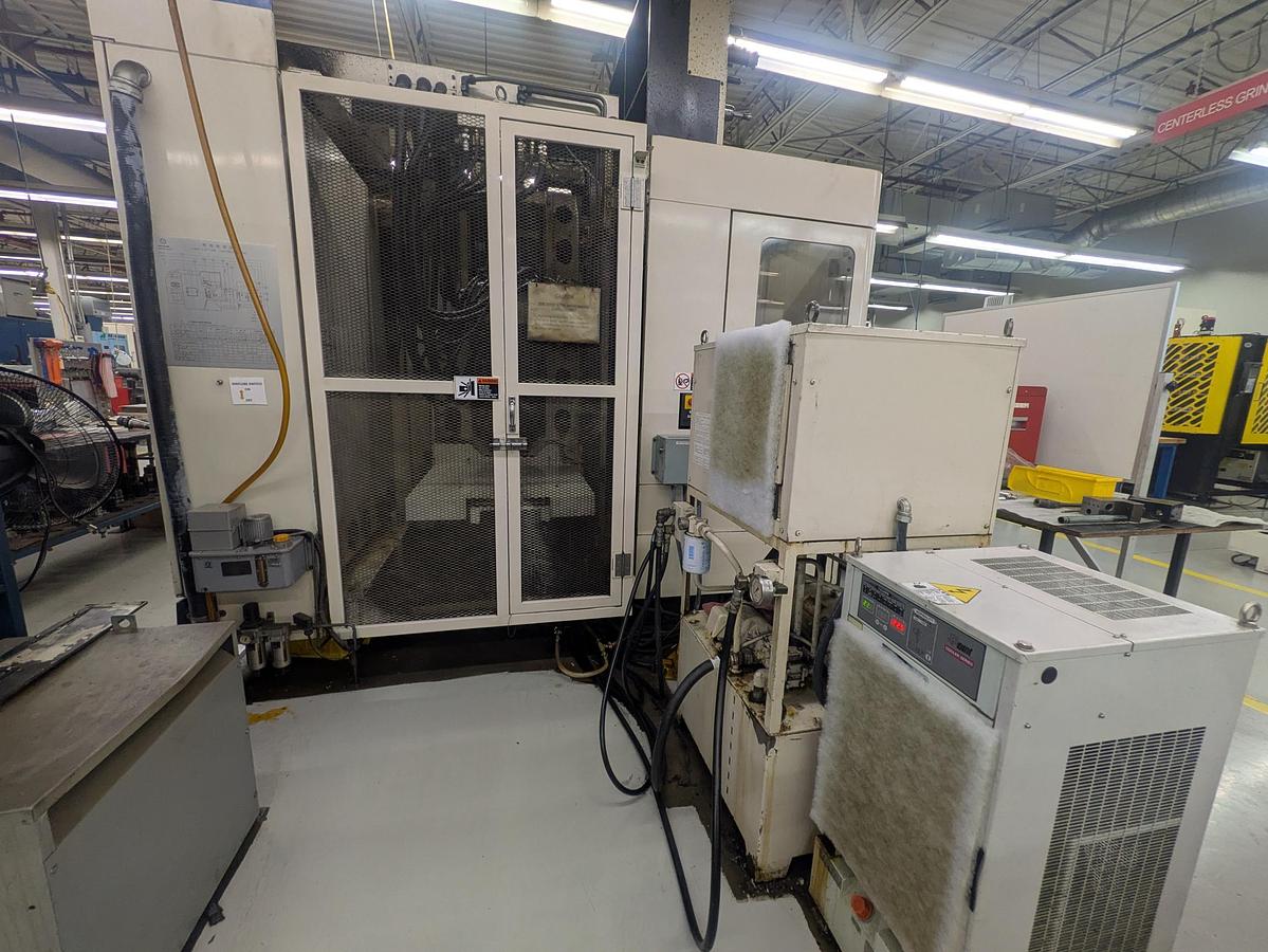 Used 39.3"X, 31.5"Y, 33.4"Z, TOSHIBA, BMC630, 1997, HORIZONTAL MACHINING CENTER