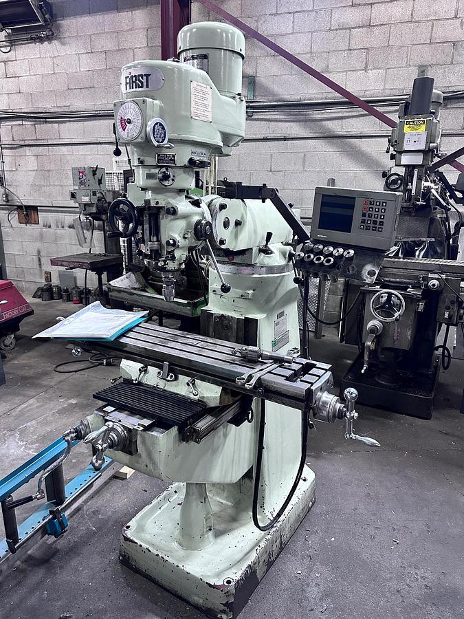 Used 9" X 42", FIRST,  LC-1-1/2VS, VERTICAL MILLING MACHINE