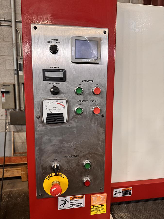 Used 36" MIDWEST SANDRIGHT, DEBURRING MACHINE, SINGLE HEAD