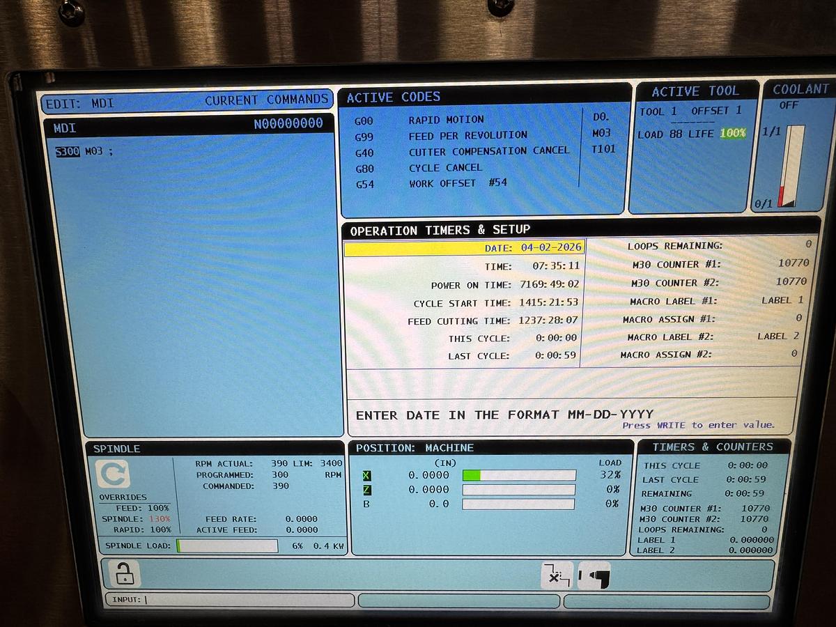 Used HAAS, ST-25, 2017, CNC LATHE