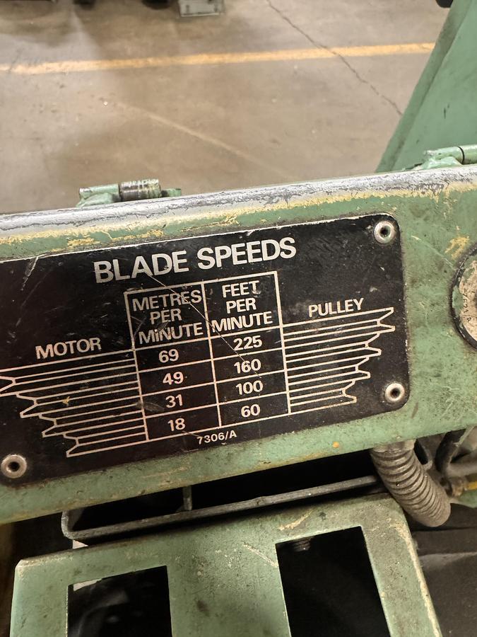 Used 8" x 8" STARTRITE, HORIZONTAL BANDSAW