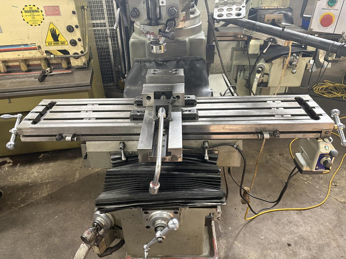 Used 10" x 50", FIRST, LC-185VSX-B, VERTICAL MILLING MACHINE