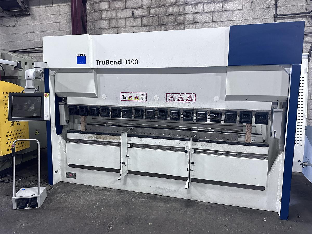 Used 110 TON X 10', TRUMPF, TRUBEND 3100, CNC HYDRAULIC PRESS BRAKE - 2015