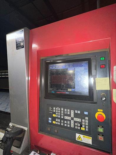Used 4500-Watt Mitsubishi ML-3015 eX Plus CO2 laser system Manufactured in June of 2015