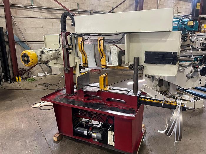 Used 14" x 19", BAXTER, SEMI-AUTOMATIC HORIZONTAL BANDSAW