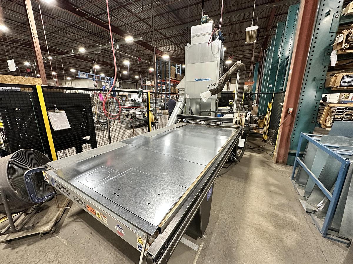 Used 5' X 10' MULTICAM, 2021, CNC PLASMA CUTTER