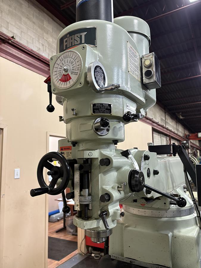 Used 10" x 48", FIRST, 2018, LC-165VS-B, VARIABLE SPEED VERTICAL MILLING MACHINE