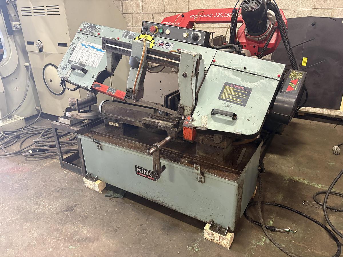 Used KING INDUSTRIAL, KC-225, HORIZONTAL BAND SAW