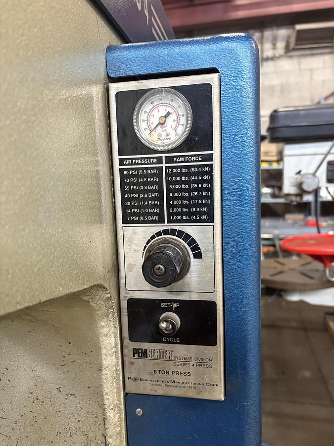 Used 6 Ton, Pemserter Series 4, Insertion Press