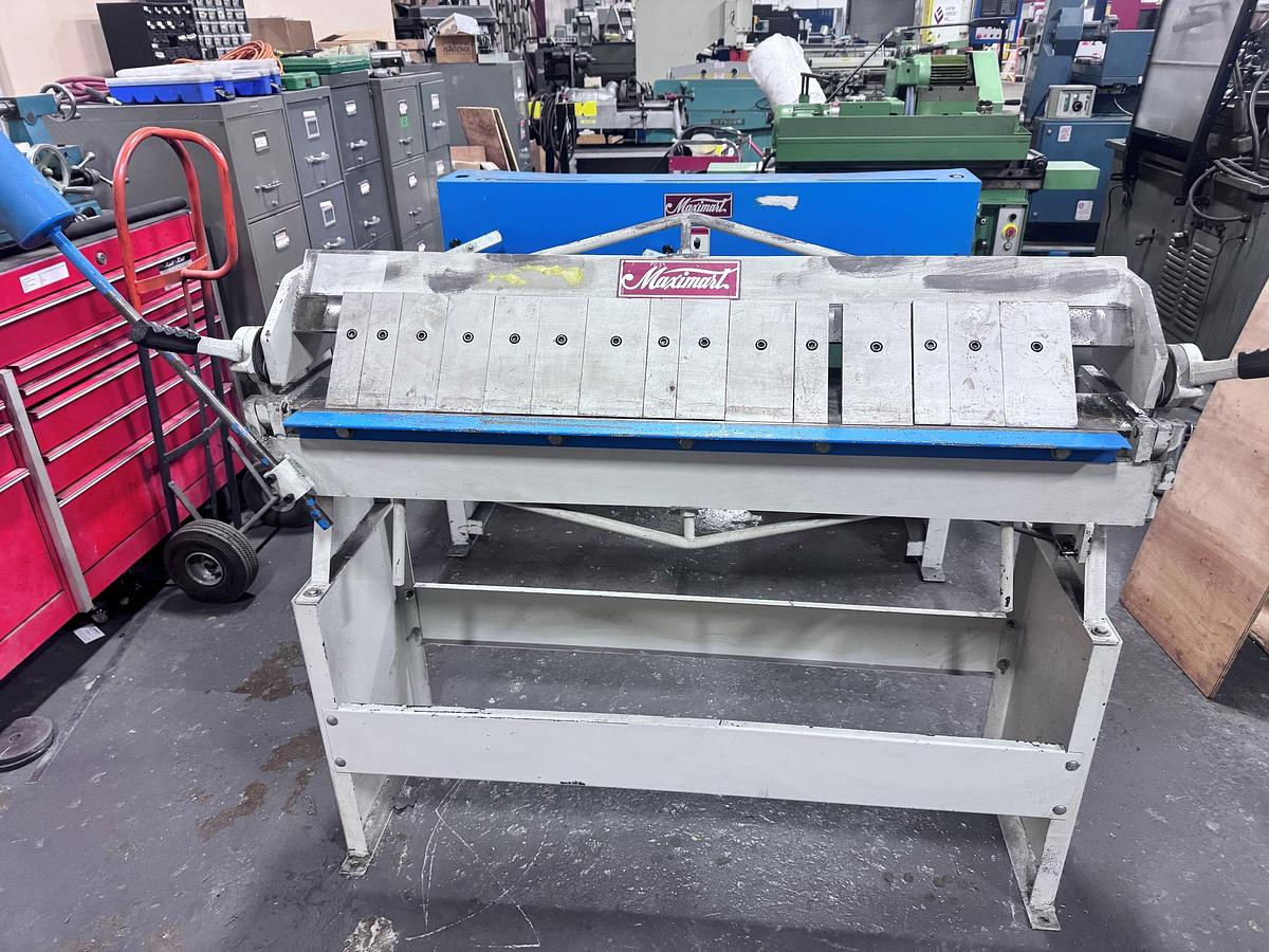 Used 16 GA. X 48" MAXIMART, BOX & PAN BRAKE