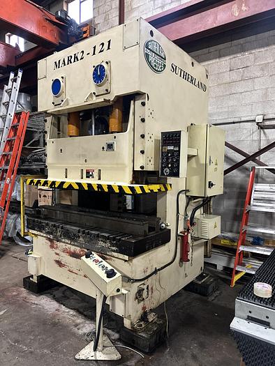 Used SUTHERLAND 121 TON OBS GAP FRAME PRESS -2000