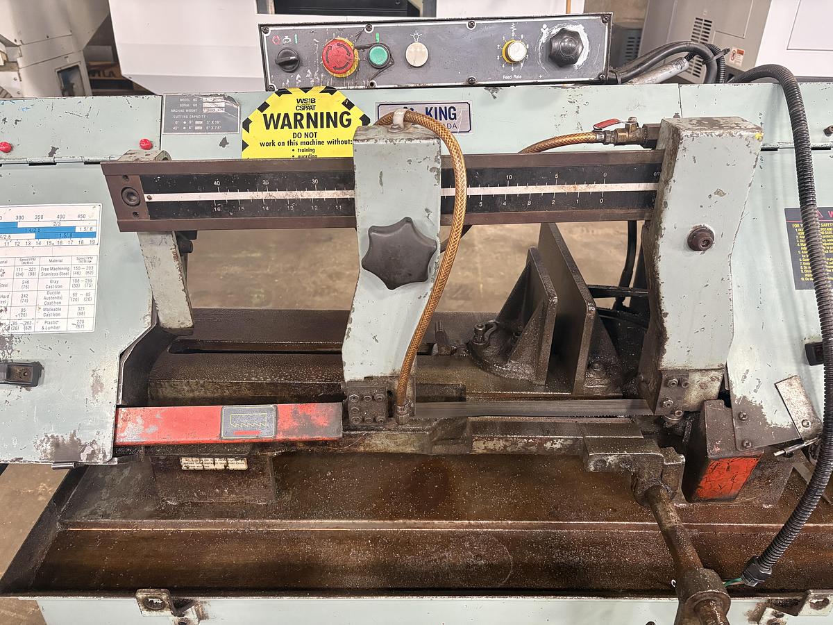 Used KING INDUSTRIAL, KC-225, HORIZONTAL BAND SAW