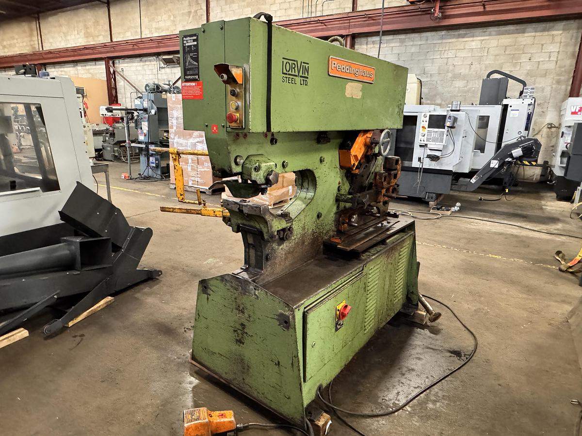 Used 66 TON / 110 TON PEDDINGHAUS, PEDDIMASTER 66/110H, HYDRAULIC IRONWORKER