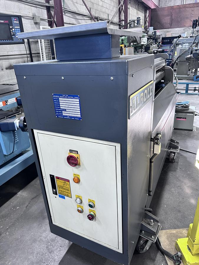 Used 5/32" X 51", ALROLL, MODEL PR-0440H, HYDRAULIC INITAL PINCH PLATE ROLLS