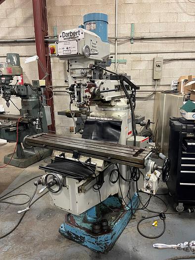 Used 10" X 50" DARBERT, MICROCUT VERTICAL MILLING MACHINE