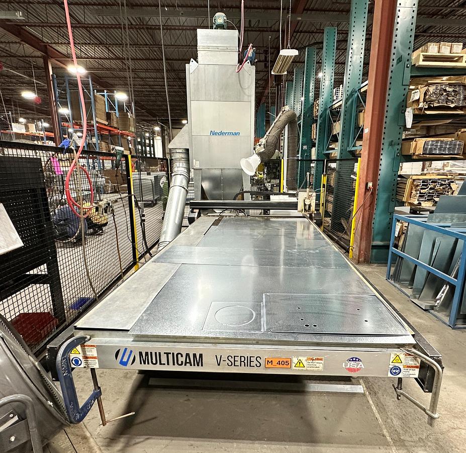Used 5' X 10' MULTICAM, 2021, CNC PLASMA CUTTER