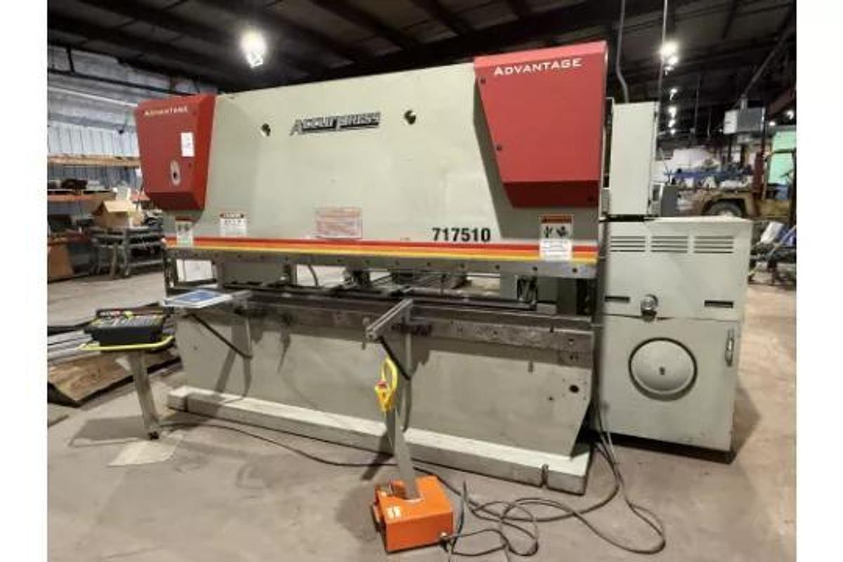 Used 2010 ACCURPRESS 717510, 175 TON, 10' HYDRAULIC PRESS BRAKE