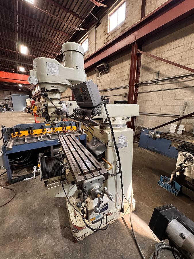 Used 10" X 50" FIRST, MODEL LC-185VS, VERTICAL MILLING MACHINE