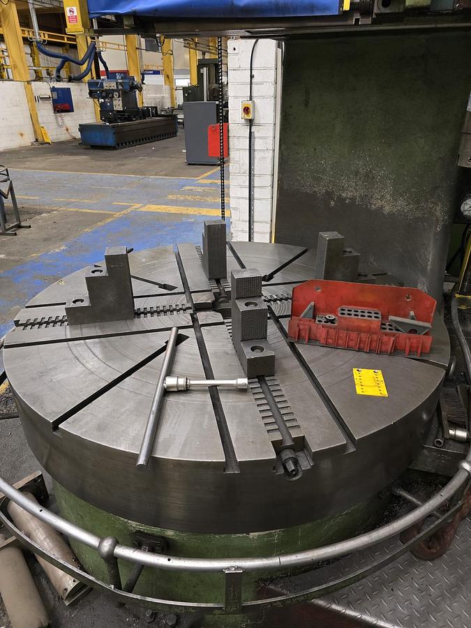 Used Webster & Bennett 60" Vertical Turning Lathe (VTL)