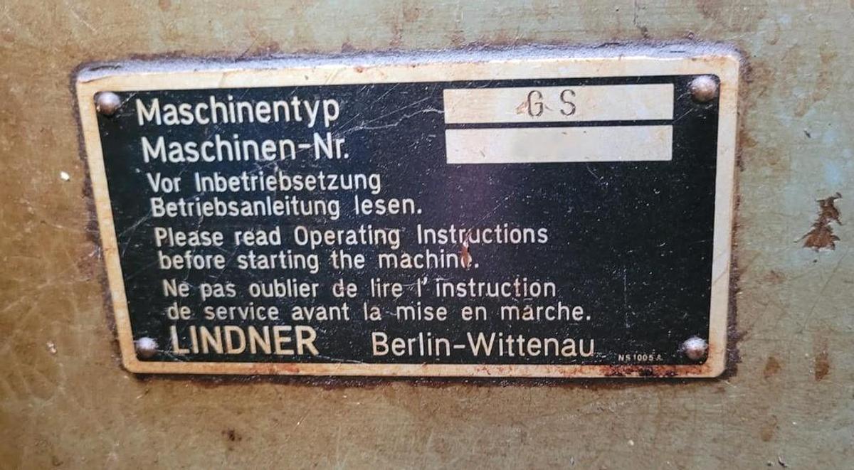 Used Lindner GS1200 Thread Grinding Machine