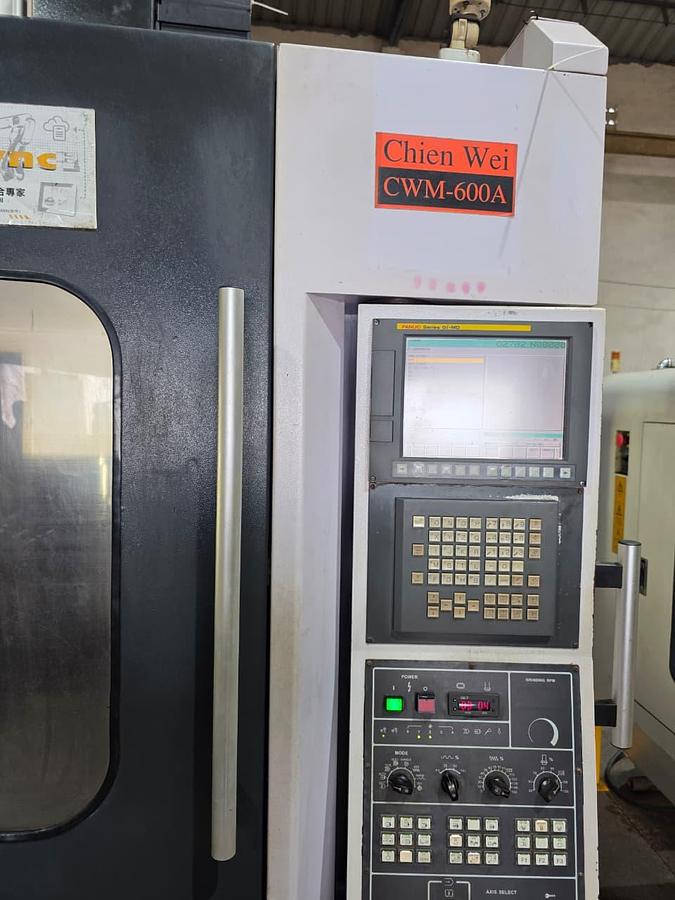 Used 2014 Chien Wei CWM-600A Vertical Machining Centre (VMC)