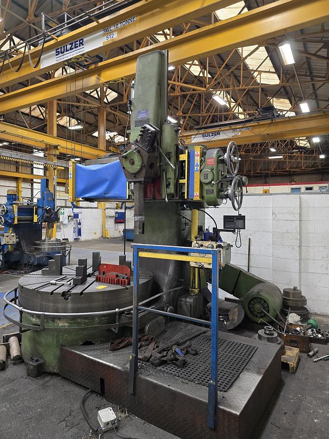 Used Webster & Bennett 60" Vertical Turning Lathe (VTL)