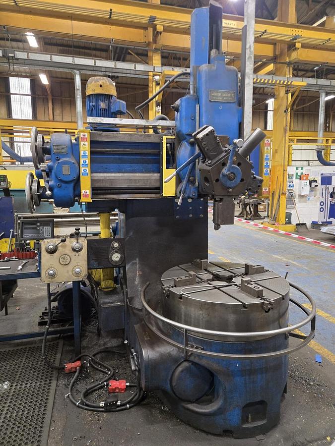 Used Webster & Bennett 36" Vertical Turning Lathe (VTL)