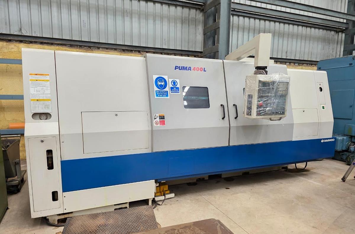 Used 2001 Daewoo Puma 400LB CNC Lathe