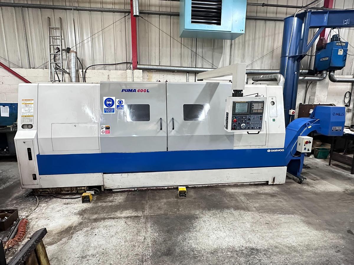 Used 2001 Daewoo Puma 400LB CNC Lathe