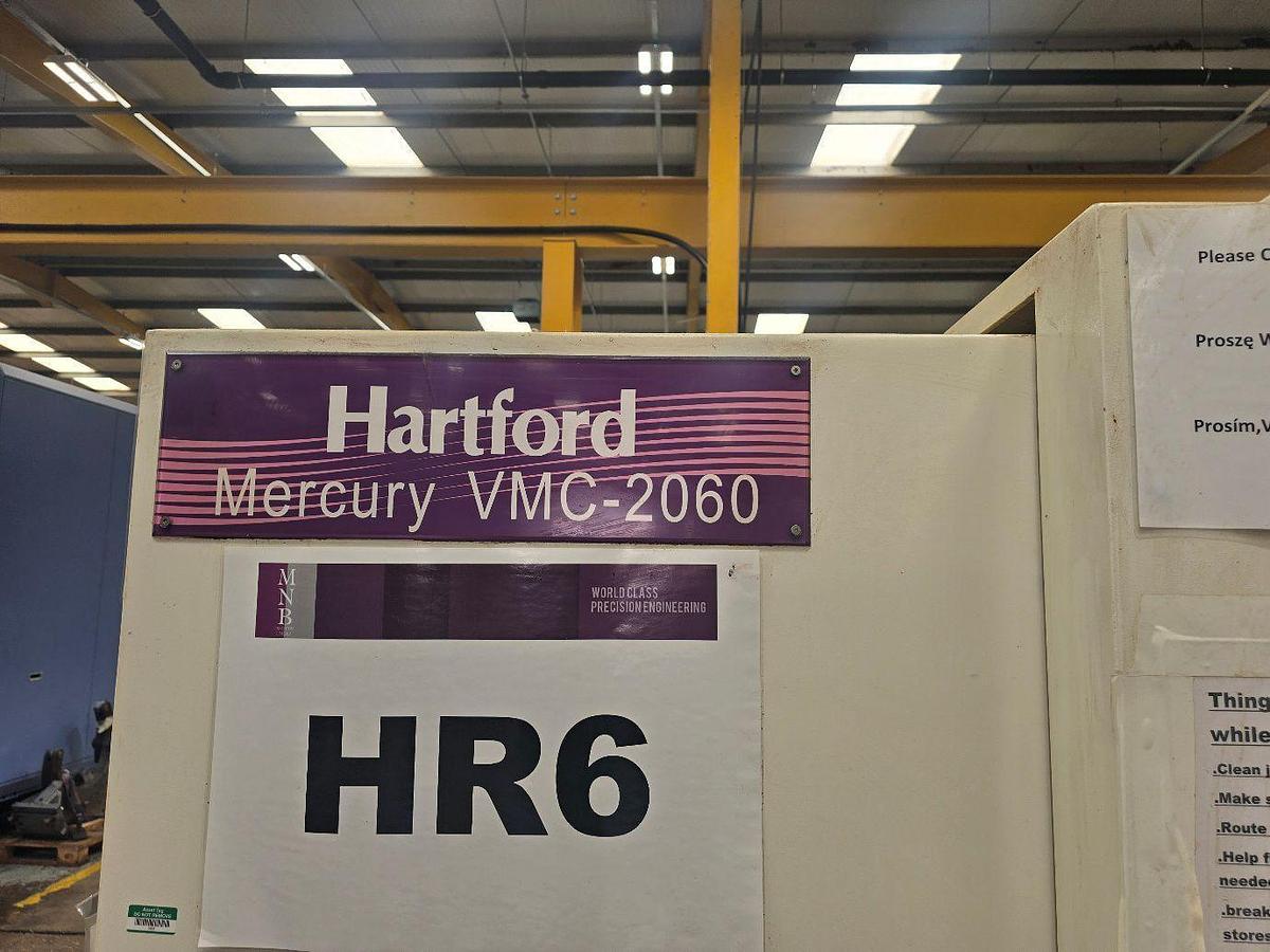 Used 2011 Hartford Mercury VMC-2060 Vertical Machining Centre VMC