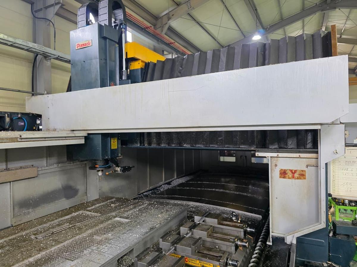 Used 2010 Pinnacle DV-2842 Double Column Vertical Machining Centre DCM VMC