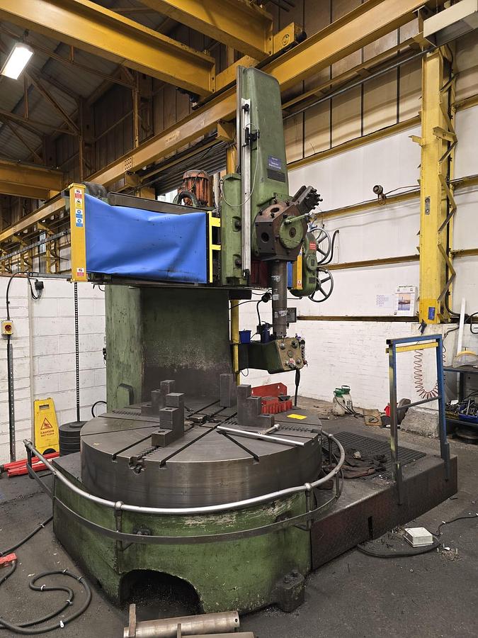 Used Webster & Bennett 60" Vertical Turning Lathe (VTL)