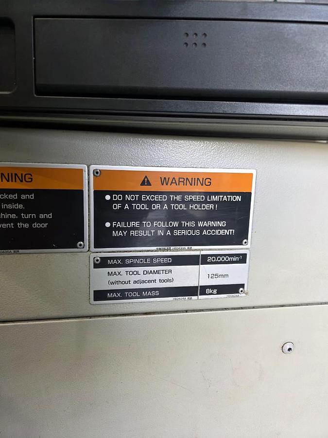 Used 2005 Mori Seiki NVD5000 Alpha-1 Vertical Machining Centre (VMC)