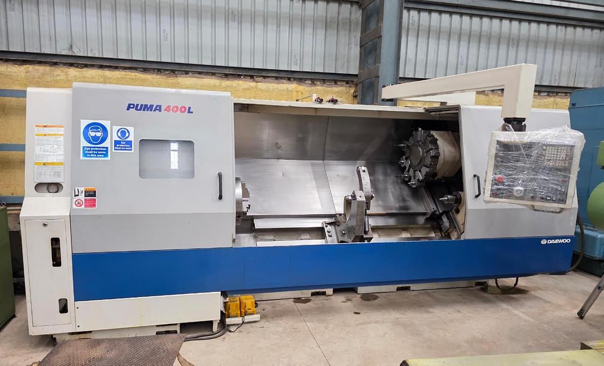Used 2001 Daewoo Puma 400LB CNC Lathe