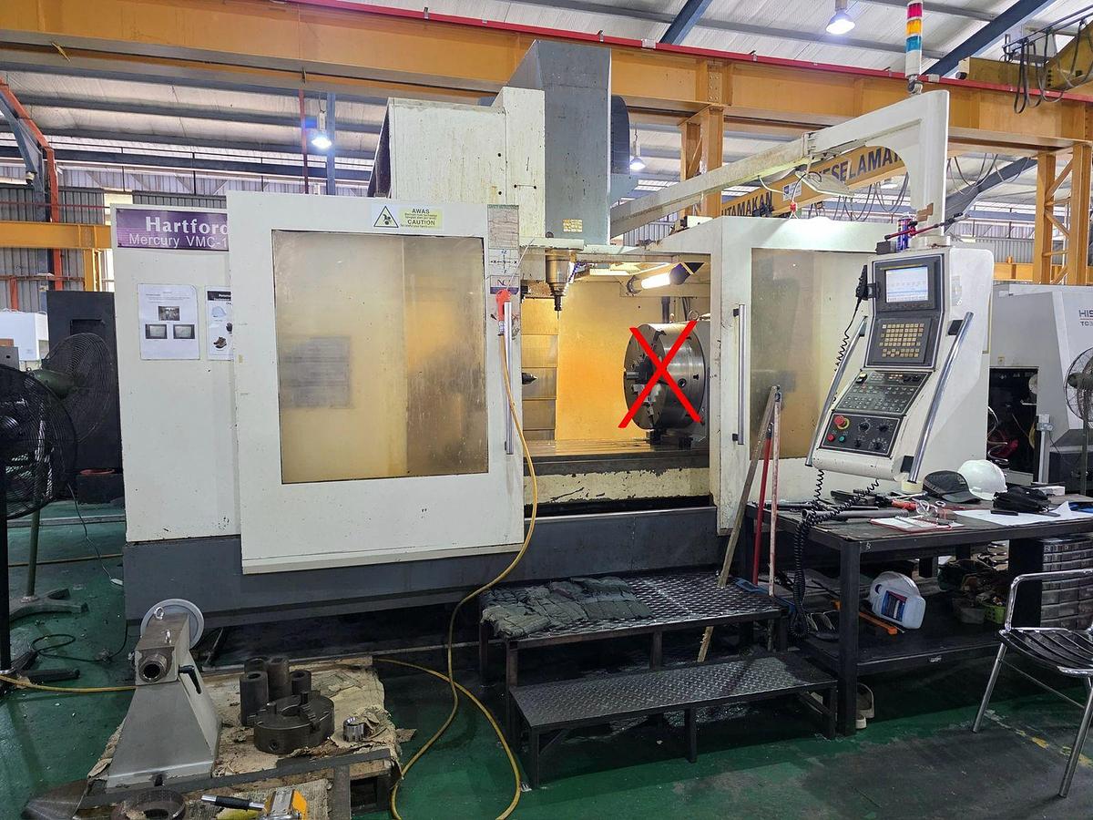 Used 2008 Hartford Mercury VMC-1600 Vertical Machining Centre (VMC)