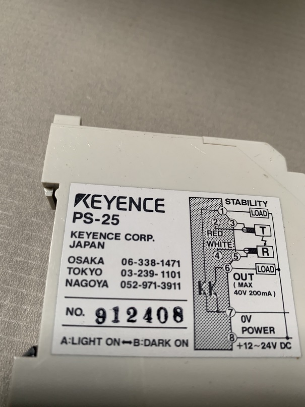 Used Keyence Amplifier PS-25