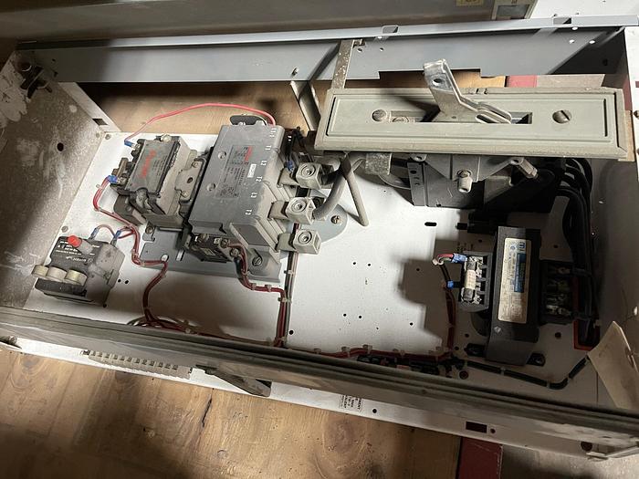 Used ELECTRICAL CONTENTS ON PALLET RACKING MCC BUCKETS