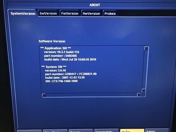 Gebraucht GE Vivid S6 Ultraschallsystem mit Sony Drucker und 1x Sonde