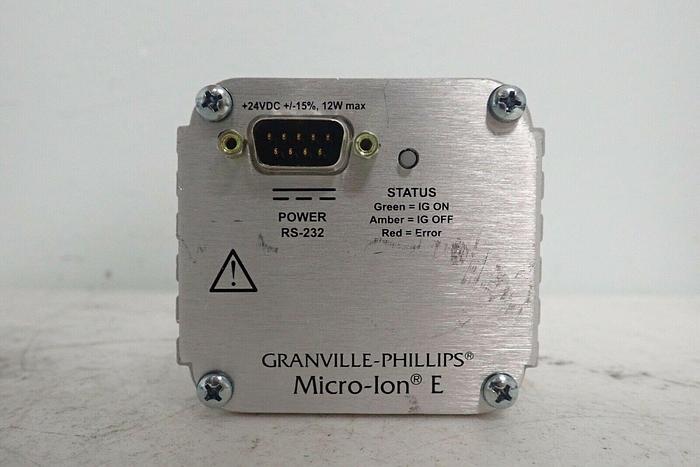 Used Granville-Phillips Agilent G3170-80001 Micro-Ion E Vacuum Gauge