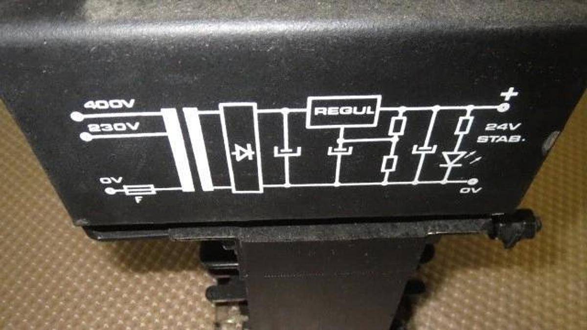 Used LUTZE TRANSFORMER STAB NGS-24V/10AMP POWER SUPPLY 721634