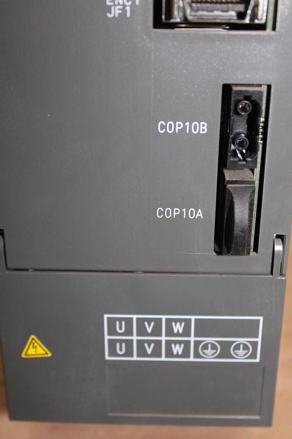 Used FANUC SERVO AMPLIFIER MODULE A06B-6096-H106-R 230 VAC 9.1 kW 52.2 AMP 325 VDC