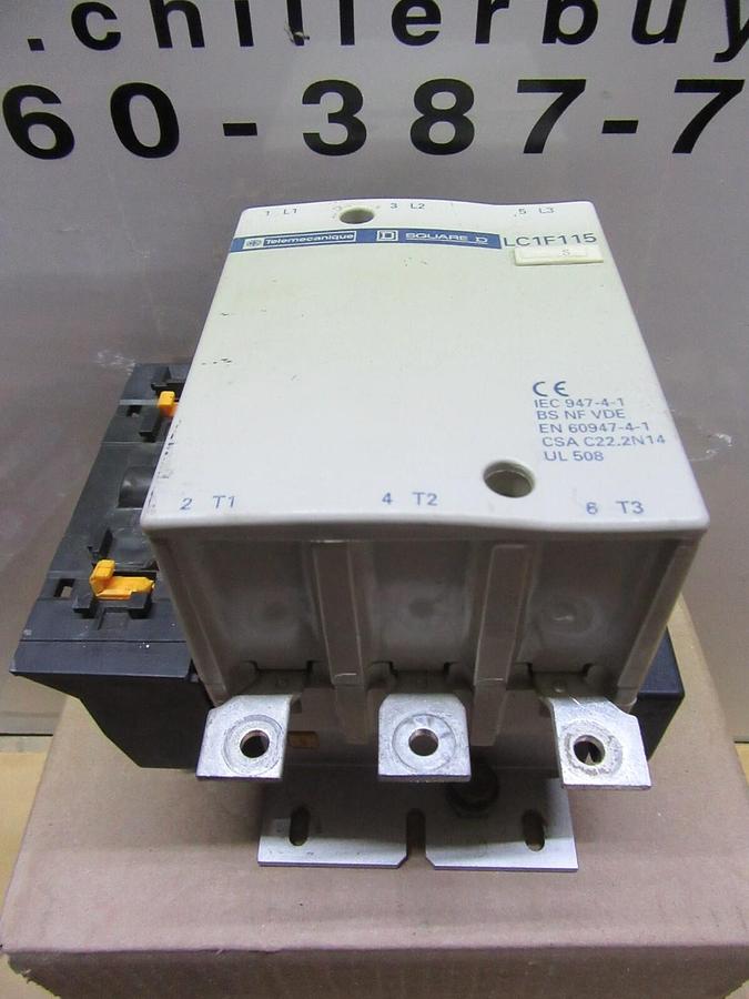 Used TELEMECANIQUE CONTACTOR LC1F115 175 AMP 600 VAC 3-PHASE 100 HP **WARRANTY**