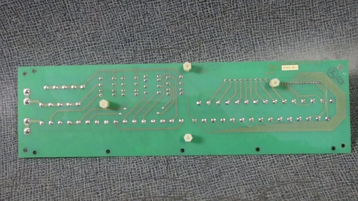 Used ABB RELAY TERMINAL CIRCUIT BOARD 380742 REV G 380771 380743 380745