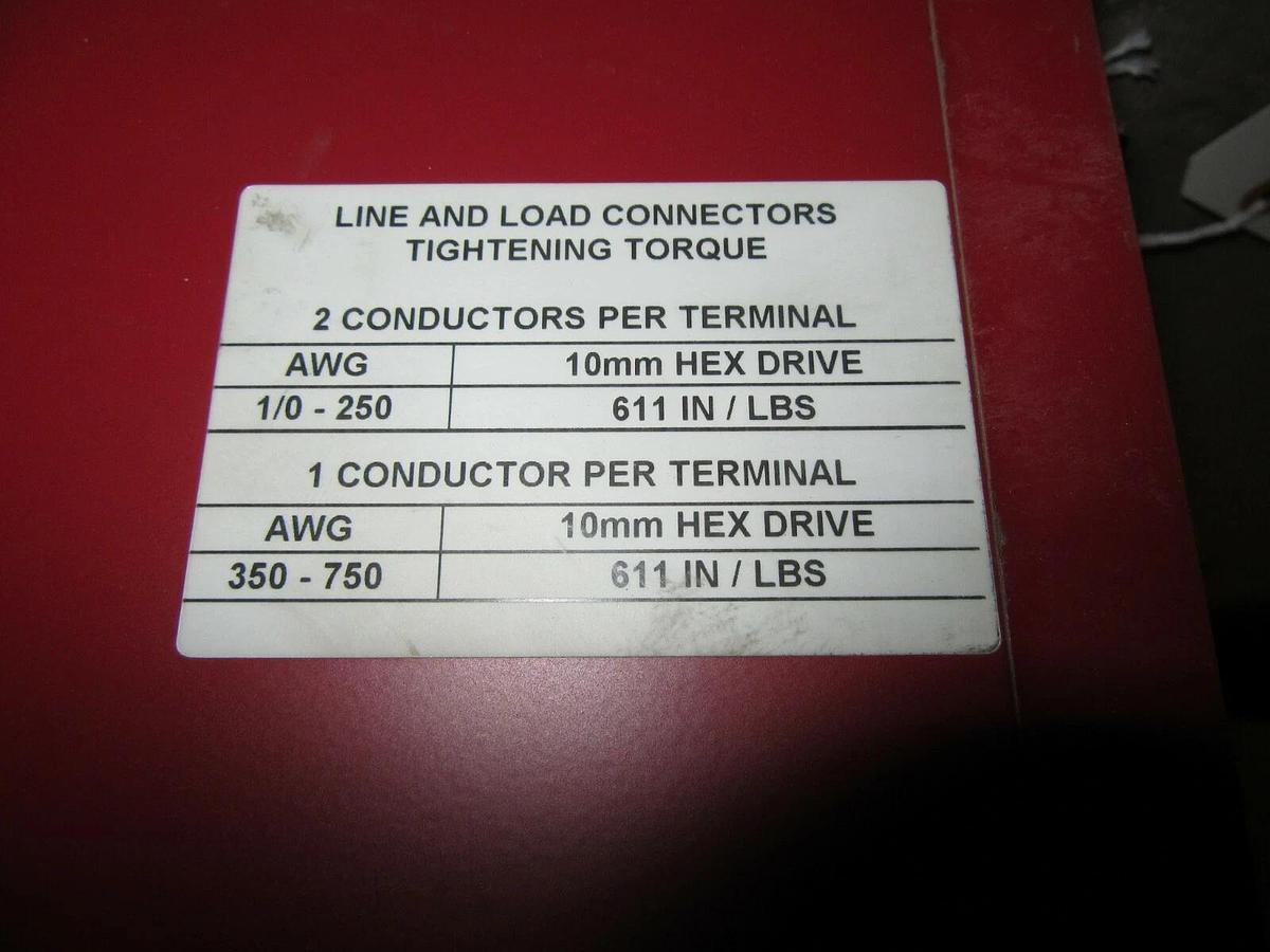Used CONTROL CONCEPTS SCR POWER CONTROLLER FUSION-ZC-1-8000 24-600 VAC 320A 1-PHASE