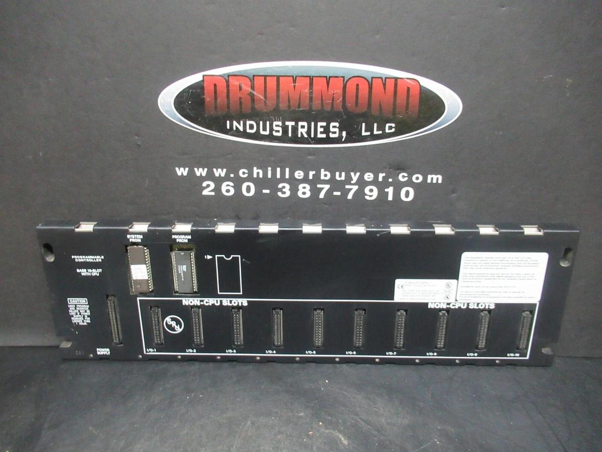 Used GE FANUC BASE SLOT WITH CPU IC693CPU323U WITH 10 SLOTS **WARRANTY**