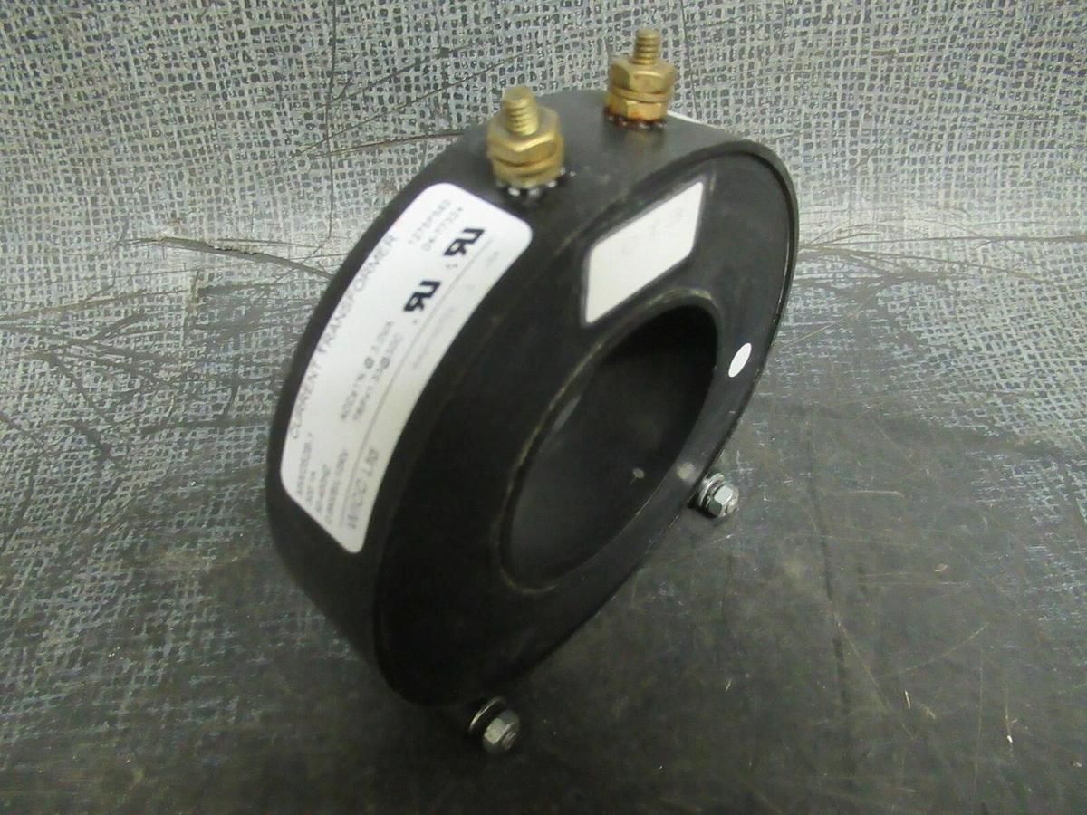 Used WICC LTD CURRENT TRANSFORMER MW0528 04-77324 RATIO: 300:1A 50-400 HZ 600 V