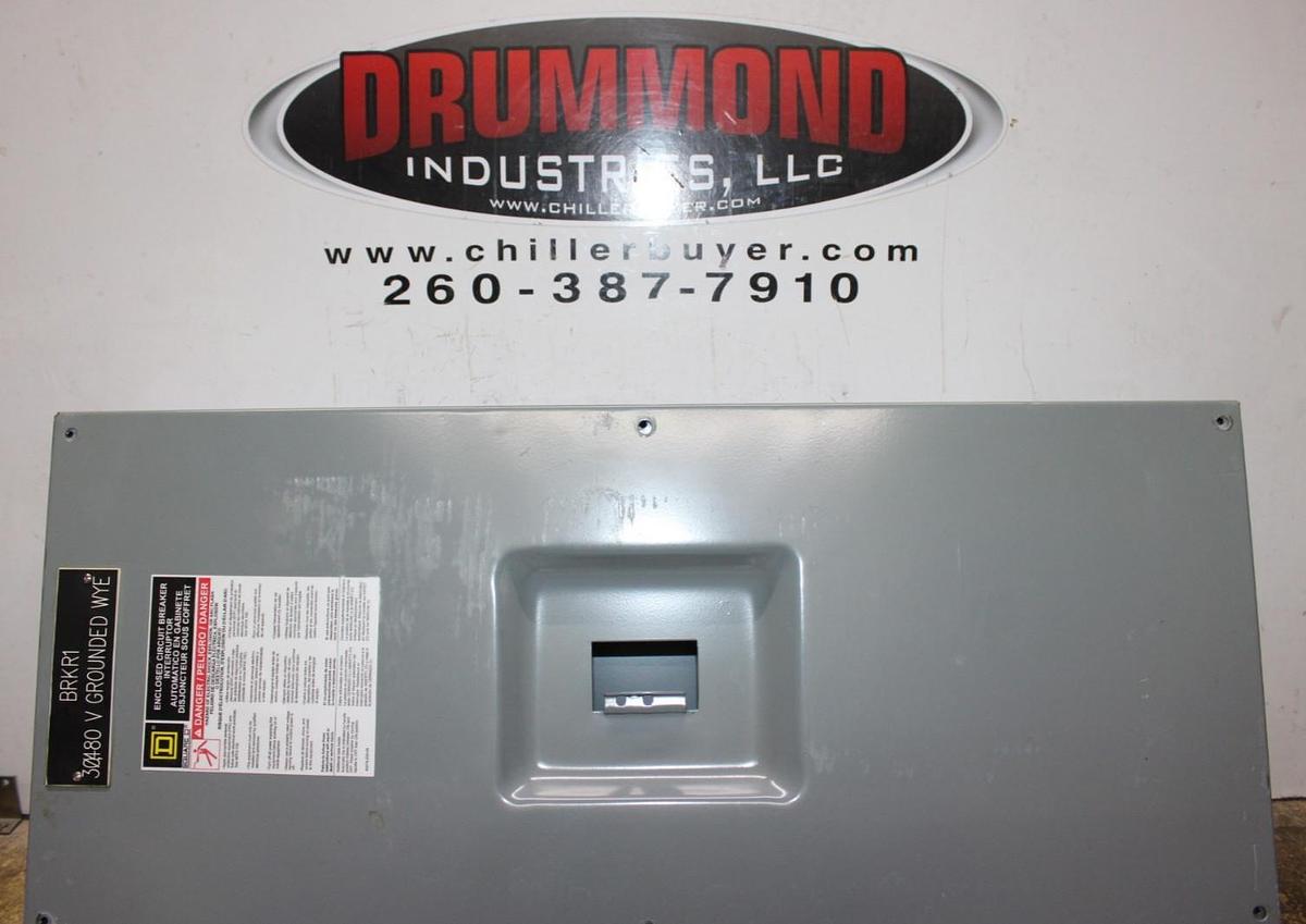 Used SQUARE D TYPE 1 CIRCUIT BREAKER ENCLOSURE KA225S FOR KAL FAL BREAKERS 225A 600V